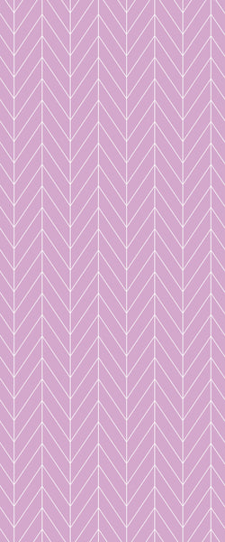 Pink Chevron Tile Acrylic Shower Wall Panel 2440mm x 1220mm ( 3mm Thick) - CladdTech