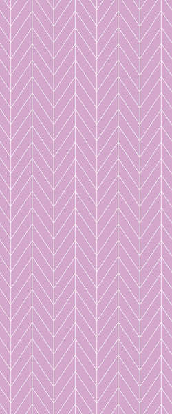 Pink Chevron Tile Acrylic Shower Wall Panel 2440mm x 1220mm ( 3mm Thick) - CladdTech