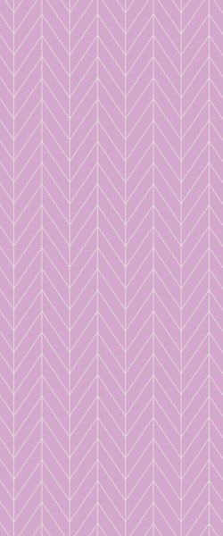 Pink Chevron Tile Acrylic Shower Wall Panel 2440mm x 1220mm ( 3mm Thick) - CladdTech
