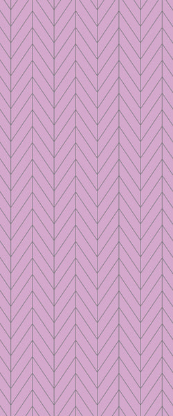 Pink Chevron Tile Acrylic Shower Wall Panel 2440mm x 1220mm ( 3mm Thick) - CladdTech