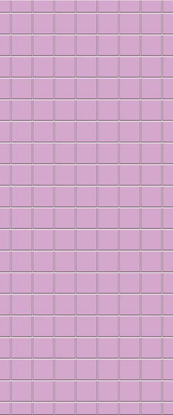 Pink Checkerboard Tile Acrylic Shower Wall Panel 2440mm x 1220mm ( 3mm Thick) - CladdTech
