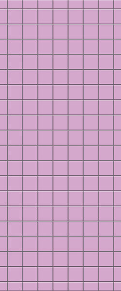 Pink Checkerboard Tile Acrylic Shower Wall Panel 2440mm x 1220mm ( 3mm Thick) - CladdTech