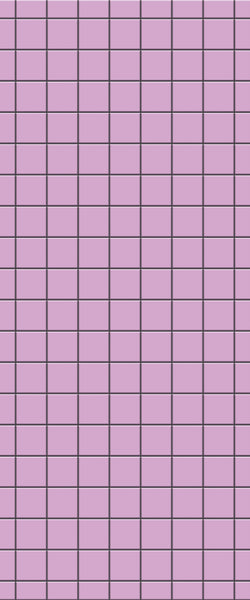 Pink Checkerboard Tile Acrylic Shower Wall Panel 2440mm x 1220mm ( 3mm Thick) - CladdTech