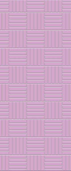Pink Mosaic Tile Acrylic Shower Wall Panel 2440mm x 1220mm ( 3mm Thick) - CladdTech