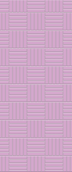 Pink Mosaic Tile Acrylic Shower Wall Panel 2440mm x 1220mm ( 3mm Thick) - CladdTech