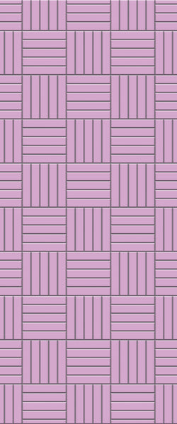 Pink Mosaic Tile Acrylic Shower Wall Panel 2440mm x 1220mm ( 3mm Thick) - CladdTech