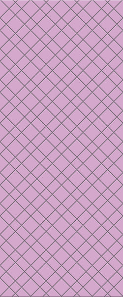 Pink Basket Weave Tile Acrylic Shower Panel 2440mm x 1220mm ( 3mm Thick) - CladdTech