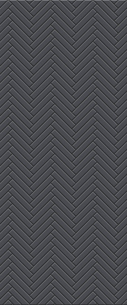 Grey Double Herringbone Tile Acrylic Shower Wall Panel 2440mm x 1220mm (3mm Thick) - CladdTech