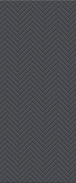 Grey Double Herringbone Tile Acrylic Shower Wall Panel 2440mm x 1220mm (3mm Thick) - CladdTech