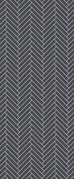 Grey Double Herringbone Tile Acrylic Shower Wall Panel 2440mm x 1220mm (3mm Thick) - CladdTech