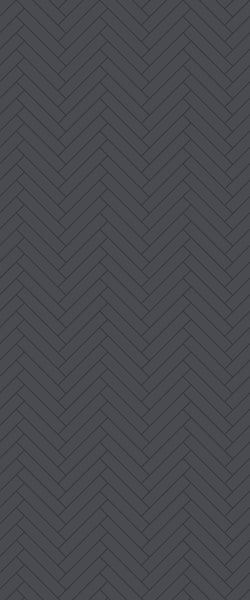 Grey Double Herringbone Tile Acrylic Shower Wall Panel 2440mm x 1220mm (3mm Thick) - CladdTech