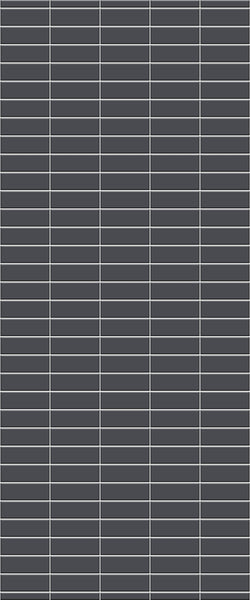 Grey Horizontal Block Acrylic Shower Wall Panel 2440mm x 1220mm (3mm Thick) - CladdTech