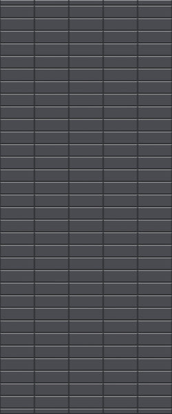 Grey Horizontal Block Acrylic Shower Wall Panel 2440mm x 1220mm (3mm Thick) - CladdTech