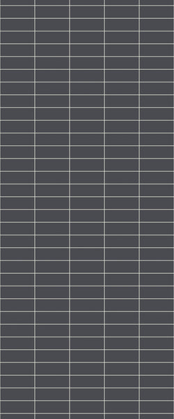 Grey Horizontal Block Acrylic Shower Wall Panel 2440mm x 1220mm (3mm Thick) - CladdTech