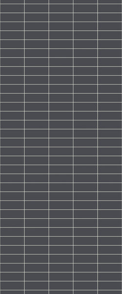 Grey Horizontal Block Acrylic Shower Wall Panel 2440mm x 1220mm (3mm Thick) - CladdTech