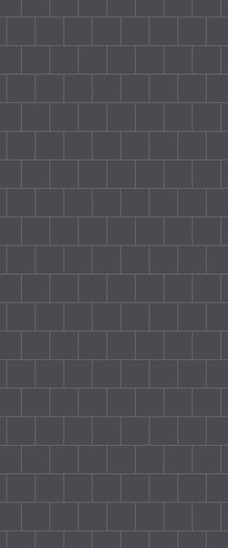 Grey Large Squares Acrylic Shower Wall Panel 2440mm x 1220mm (3mm Thick) - CladdTech