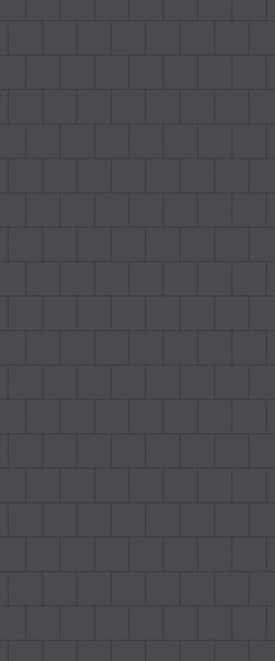 Grey Large Squares Acrylic Shower Wall Panel 2440mm x 1220mm (3mm Thick) - CladdTech