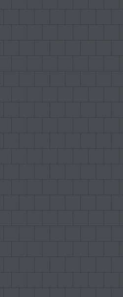 Grey Large Squares Acrylic Shower Wall Panel 2440mm x 1220mm (3mm Thick) - CladdTech