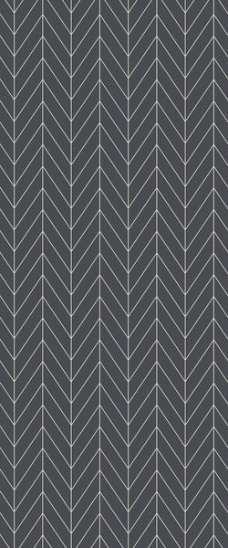Grey Chevron Acrylic Shower Wall Panel 2440mm x 1220mm (3mm Thick) - CladdTech