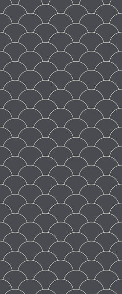 Grey Fishscales Acrylic Shower Wall Panel 2440mm x 1220mm (3mm Thick) - CladdTech