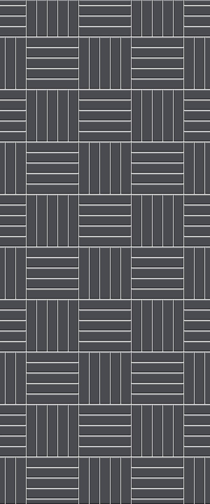 Grey Mosaic Acrylic Shower Wall Panel 2440mm x 1220mm (3mm Thick) - CladdTech