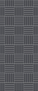 Grey Mosaic Acrylic Shower Wall Panel 2440mm x 1220mm (3mm Thick) - CladdTech