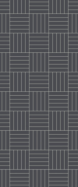 Grey Mosaic Acrylic Shower Wall Panel 2440mm x 1220mm (3mm Thick) - CladdTech