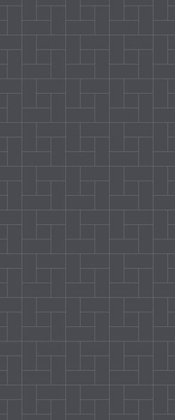 Grey Windmill Acrylic Shower Wall Panel 2440mm x 1220mm (3mm Thick) - CladdTech