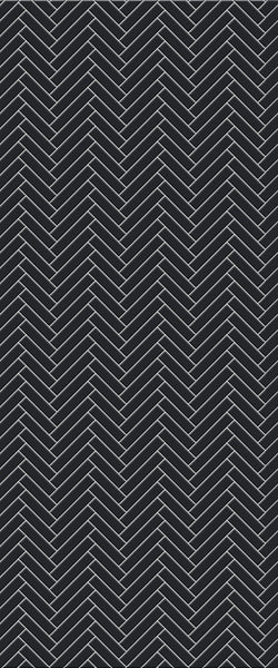 Grey Single Herringbone Tile Acrylic Shower Wall Panel 2440mm x 1220mm (3mm Thick) - CladdTech