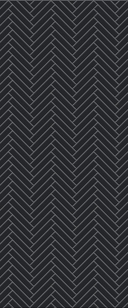 Grey Double Herringbone Tile Acrylic Shower Wall Panel 2440mm x 1220mm (3mm Thick) - CladdTech