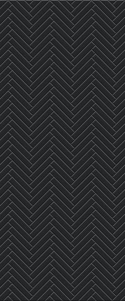 Grey Double Herringbone Tile Acrylic Shower Wall Panel 2440mm x 1220mm (3mm Thick) - CladdTech