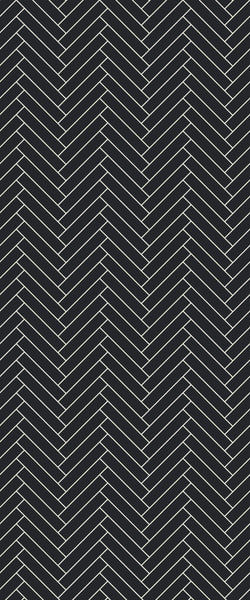 Grey Double Herringbone Tile Acrylic Shower Wall Panel 2440mm x 1220mm (3mm Thick) - CladdTech