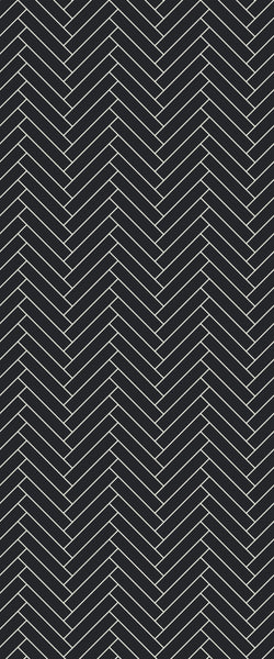 Grey Double Herringbone Tile Acrylic Shower Wall Panel 2440mm x 1220mm (3mm Thick) - CladdTech