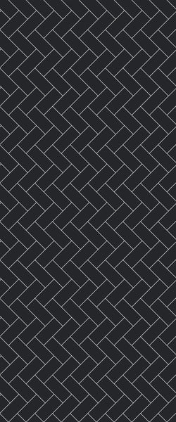 Grey Diagonal Herringbone Tile Acrylic Shower Wall Panel 2440mm x 1220mm (3mm Thick) - CladdTech