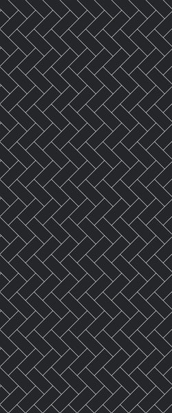 Grey Diagonal Herringbone Tile Acrylic Shower Wall Panel 2440mm x 1220mm (3mm Thick) - CladdTech