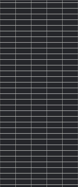 Grey Horizontal Block Acrylic Shower Wall Panel 2440mm x 1220mm (3mm Thick) - CladdTech