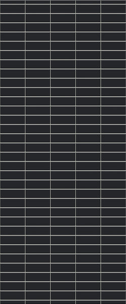 Grey Horizontal Block Acrylic Shower Wall Panel 2440mm x 1220mm (3mm Thick) - CladdTech
