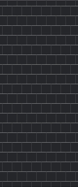 Grey Large Squares Acrylic Shower Wall Panel 2440mm x 1220mm (3mm Thick) - CladdTech