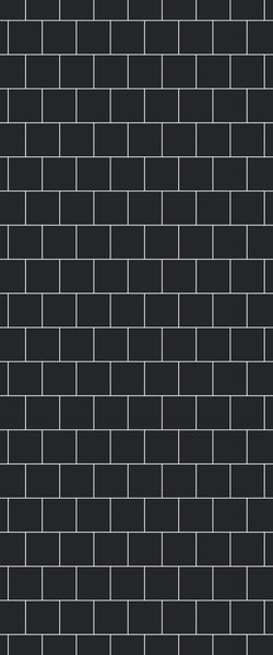 Grey Large Squares Acrylic Shower Wall Panel 2440mm x 1220mm (3mm Thick) - CladdTech