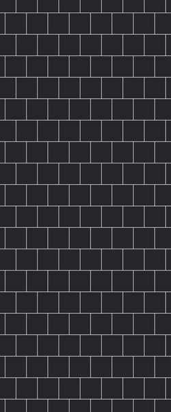 Grey Large Squares Acrylic Shower Wall Panel 2440mm x 1220mm (3mm Thick) - CladdTech