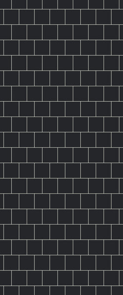 Grey Large Squares Acrylic Shower Wall Panel 2440mm x 1220mm (3mm Thick) - CladdTech