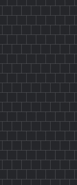 Grey Large Squares Acrylic Shower Wall Panel 2440mm x 1220mm (3mm Thick) - CladdTech