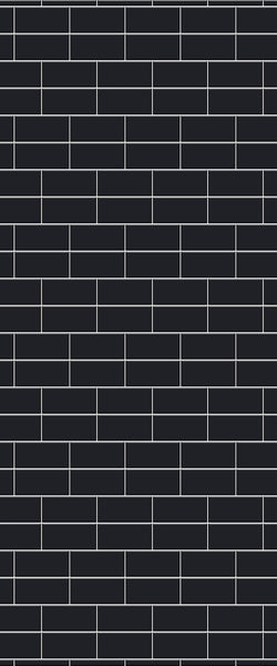 Grey Brickbond Acrylic Shower Wall Panel 2440mm x 1220mm (3mm Thick) - CladdTech
