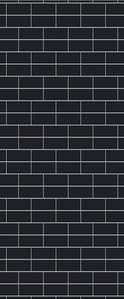 Grey Brickbond Acrylic Shower Wall Panel 2440mm x 1220mm (3mm Thick) - CladdTech