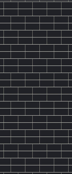 Grey Brickbond Acrylic Shower Wall Panel 2440mm x 1220mm (3mm Thick) - CladdTech