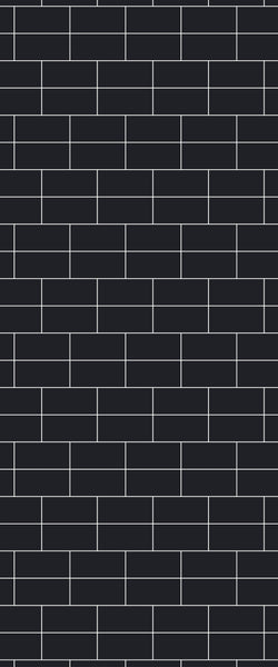 Grey Brickbond Acrylic Shower Wall Panel 2440mm x 1220mm (3mm Thick) - CladdTech