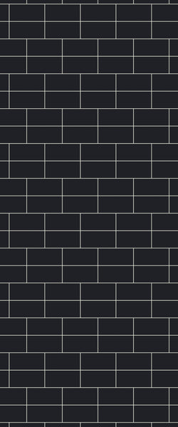 Grey Brickbond Acrylic Shower Wall Panel 2440mm x 1220mm (3mm Thick) - CladdTech