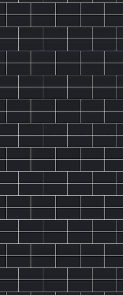 Grey Brickbond Acrylic Shower Wall Panel 2440mm x 1220mm (3mm Thick) - CladdTech