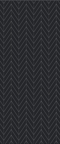 Grey Chevron Acrylic Shower Wall Panel 2440mm x 1220mm (3mm Thick) - CladdTech