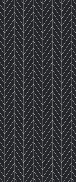 Grey Chevron Acrylic Shower Wall Panel 2440mm x 1220mm (3mm Thick) - CladdTech